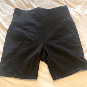 High waisted compression shorts